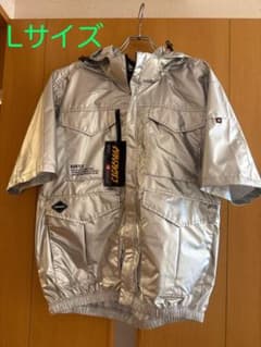 BURTLE AC2106A 半袖空調服 メタリックシルバー L BURTLE AC2106A 半袖空調服 メタリックシルバー L - メルカリ