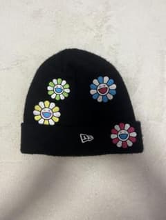 [即完売品]newera ニューエラ　ニット帽　カイカイキキ　村上隆　花のサムネイル