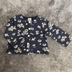 PETIT BATEAU 花柄カーディガン 18mのサムネイル