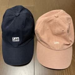 Lee ベースボールキャップ 2点セット ネイビー ピンク Lサイズのサムネイル