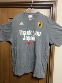アディダス Tシャツ FIFA 日韓ワールドカップ 2002 Lサイズ　グレーのサムネイル