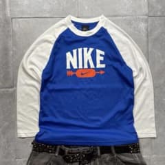 Y2K 00s NIKE 短丈ラグランカットソーストリート archive Sのサムネイル