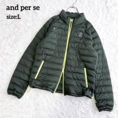 美品✨and per se アンパスィ 中綿ジャケット レディースゴルフ L