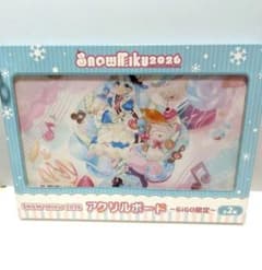 하츠네 미쿠 SNOW MIKU 2026 아크릴 보드 GiGO 한정
