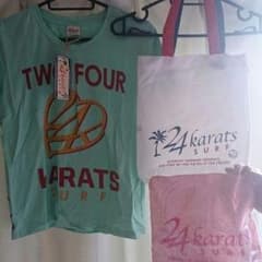 気まぐれ値下げ　24カラッツ　サーフTシャツのサムネイル