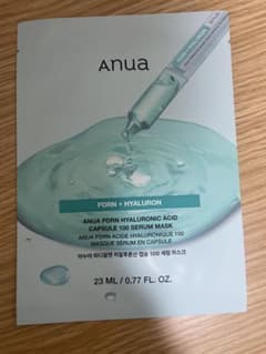 anua PDRN + HYALURON シートマスク 23mlのサムネイル