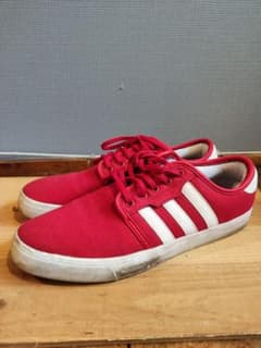 adidas レッド スニーカー キャンバスのサムネイル