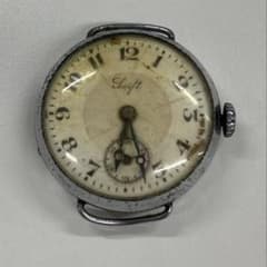 [Junk Item] Antique Taisho Era Swiss-made Silver Case Trench Watch