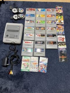 スーパーファミコン　本体　ソフト　まとめ売り　動作確認済みのサムネイル