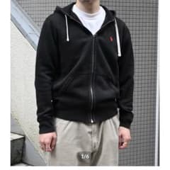 00's Polo Ralph Lauren ジップパーカー S 裏サーマルのサムネイル