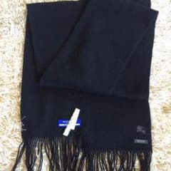 Burberry Bluelabel マフラー 黒のサムネイル