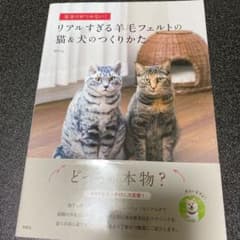 見分けがつかない!リアルすぎる羊毛フェルトの猫&犬のつくりかたのサムネイル