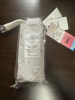 ちいかわ Wpc. お花見 晴雨兼用折りたたみ傘 　ピンク　新品未使用のサムネイル