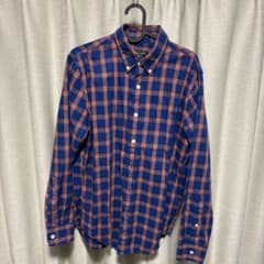 Abercrombie & Fitch チェックシャツ 長袖 ブルー Sのサムネイル