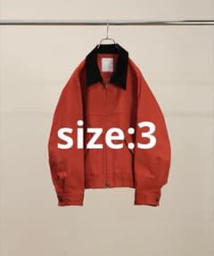 希少サイズ3】26ss ANCELLM ZIP BLOUSON(RED) 新品 - メルカリ