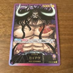 カイドウ リーダー パラレル プロモ 金文字 ワンピースカード L - メルカリ
