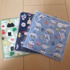 フェイラー タオルハンカチ3枚セット ハッケヨイ・オースシ オムスビコロリ フェイラー タオルハンカチ3枚セット ハッケヨイ・オースシ オムスビ