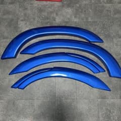 フォレスターSG系　オーバーフェンダー　フェンダーフレア　WRブルー フォレスターSG系 オーバーフェンダー フェンダーフレア WRブルー