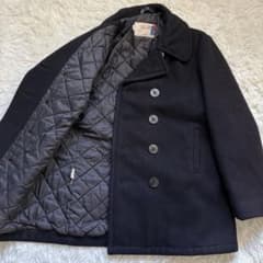 極美品■schott ピーコート　AT740 キルティング　42 USA製 42サイズ schott ピーコート 740 キルティング USA製 ブラック - メルカリ