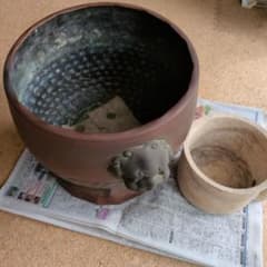 手炙り 火鉢 骨董品 銅製 - メルカリ