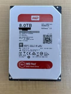 WD Red 8TB HDD WD80EFZX 3.5インチ (難あり) - メルカリ