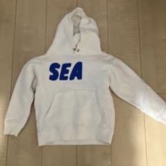 WIND AND SEA ホワイトパーカー YSサイズのサムネイル