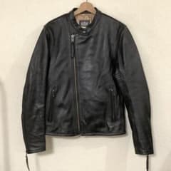 KADOYA K'SLEATHER シングルライダースジャケット　黒　K-470のサムネイル