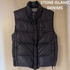 ふ*ん様 STONE ISLAND DENIMSダウンベストのサムネイル