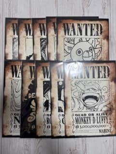 ONE PIECE BASESHOP 手配書　10枚セット ONE PIECE BASESHOP 手配書 10枚セット - メルカリ