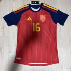 2026 スペイン代表 ロドリ　ユニフォーム W杯新品 半袖オーセンティック 佐*木様 2026 スペイン代表 ロドリ ユニフォーム W杯新品 半袖