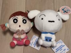 Crayon Shin-chan Nene & Shiro Plush Toy Set (2 pieces)