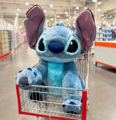 コストコディズニースティッチ ぬいぐるみブランケット付き - メルカリ