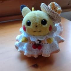 ピカチュウ 着せ替えドレス ぬいぐるみハンドメイドのサムネイル