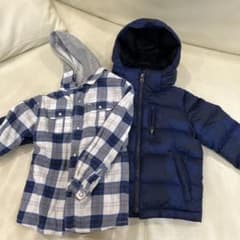 POLO ダウンコートTOMMY シャツ 110cmセットでお得‼️値下げ❣️のサムネイル