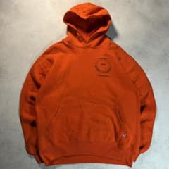 90s RUSSELL ラッセル オレンジフェード プリントフーディー パーカー 90s RUSSELL ラッセル オレンジフェード プリントフーディー パーカー