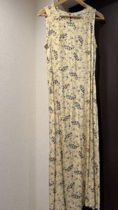 古着 STUDIO EASE 花柄 ロングワンピース ノースリーブのサムネイル