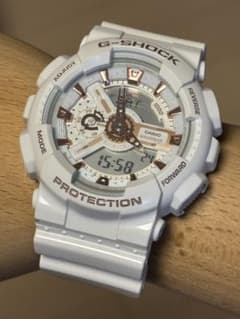 G-SHOCK/ラバコレ/限定/2014/時計/デジアナ/デカG/美品/ホワイト 