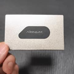 AIRNIUM メタル名刺入れ シルバーのサムネイル