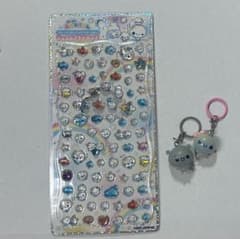あわわちゃん ジュエルプチドロップ シール＆めじるしチャームのサムネイル