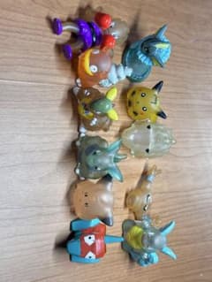Pokemon Figure Finger Puppets (Clear) - Set of 11