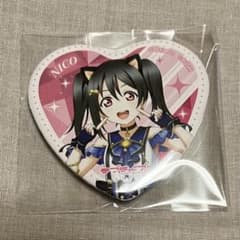 矢澤にこ ラブライブ ハート缶バッジ ラブカ GiGOコラボカフェ - メルカリ
