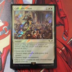 MTG 集団的努力 英語 サージfoil ウォーハンマー40k - メルカリ