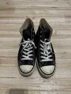 Converse All Star ブラックハイカットスニーカーのサムネイル