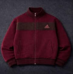 【常田大希】　90s adidas トラックジャケット　ワインレッド　Mサイズ 常田大希】 90s adidas トラックジャケット ワインレッド Mサイズ