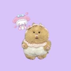 はむにぎり　ベビー　ピンクボンネット　ハンドメイド　あかちゃんのサムネイル