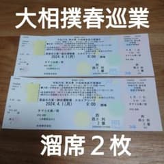 春巡業☆大相撲箕面万博場所 タマリS席2枚連番 - メルカリ