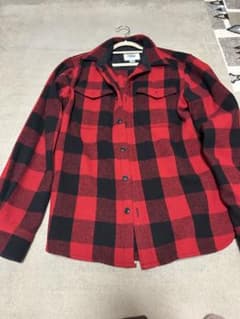 OLD NAVY レッドブラックチェックシャツ メンズSのサムネイル