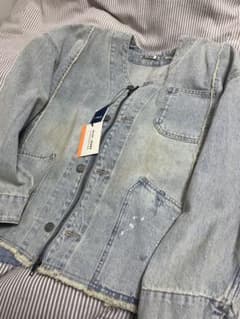 即決！新品タグ付き　niko and リメイクデニムジャケット11500円 即決！新品タグ付き niko and リメイクデニムジャケット11500円 - メルカリ