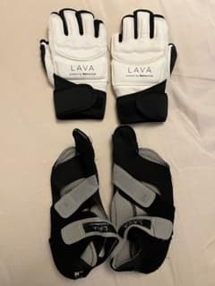 【値下げ】LAVA ラバ　キックボクシングセット　Lサイズ LAVA ボクシンググローブセット M・L - メルカリ