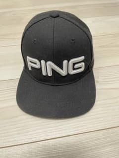 ピンPINGフラットバイザーキャップのサムネイル